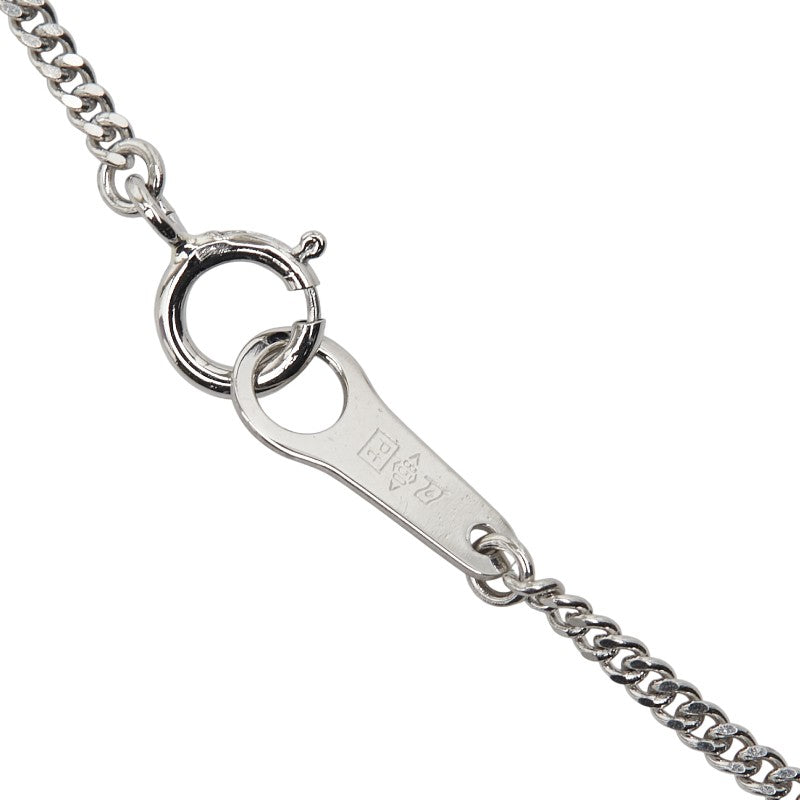 Pt900 プラチナ Pt850 プラチナ ダイヤ0.50ct ネックレス レディース 【中古】
