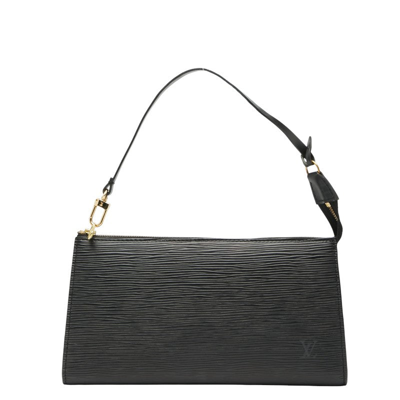 ルイ ヴィトン エピ ポシェット アクセソワール アクセサリーポーチ ハンドバッグ M52942 ノワール ブラック レザー レディース LOUIS VUITTON 【中古】