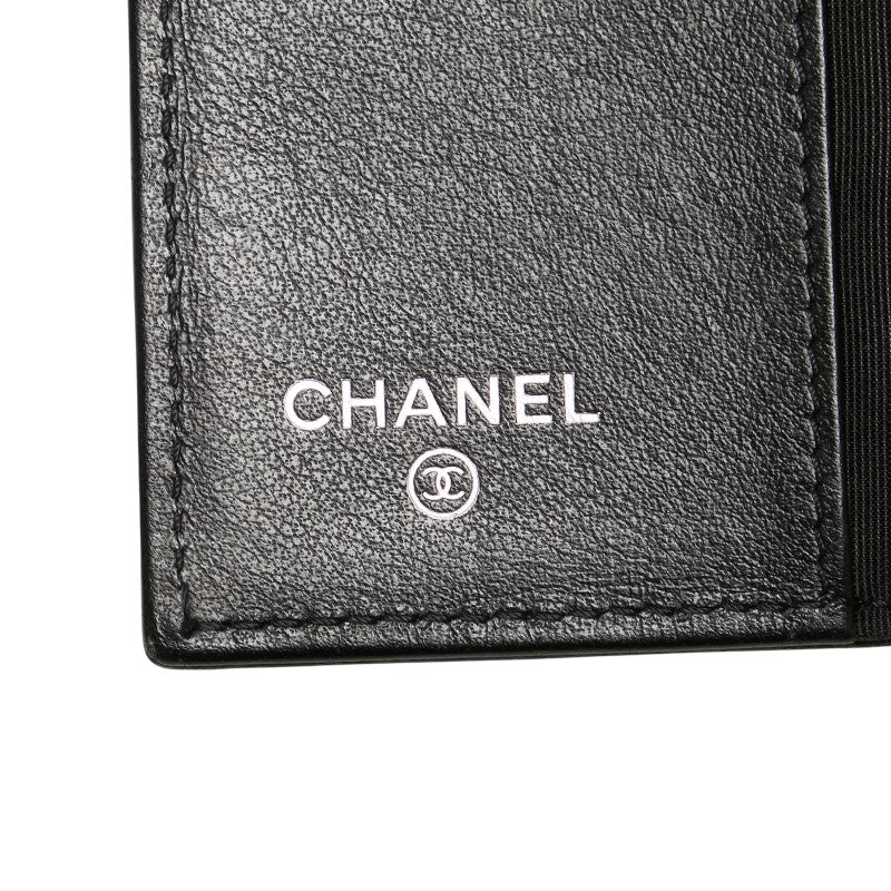 シャネル ココマーク キーケース 4連 ブラック キャビアスキン レディース CHANEL 【中古】