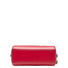 ブルガリ セルペンティ スカリエ ハンドバッグ ショルダーバッグ 2WAY ピンク レザー レディース BVLGARI 【中古】