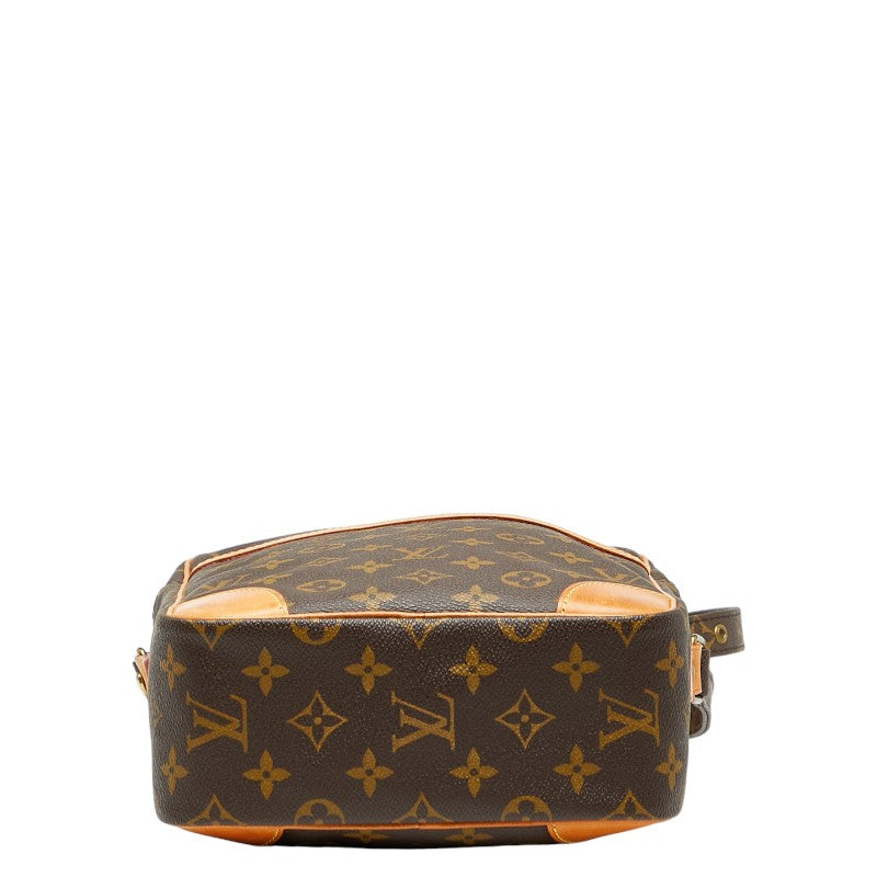 ルイ ヴィトン モノグラム ダヌーブGM 斜め掛け ショルダーバッグ M45262 ブラウン PVC レザー レディース LOUIS VUITTON 【中古】