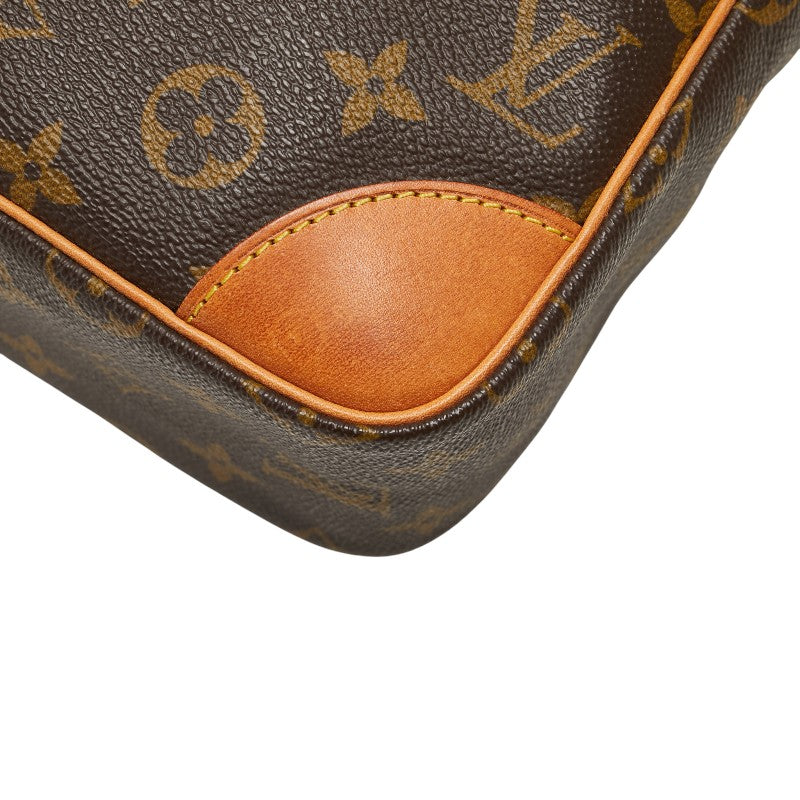 ルイ ヴィトン モノグラム ダヌーブGM 斜め掛け ショルダーバッグ M45262 ブラウン PVC レザー レディース LOUIS VUITTON 【中古】