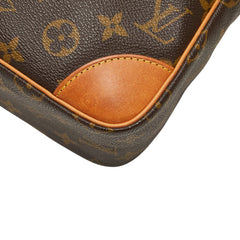 ルイ ヴィトン モノグラム ダヌーブGM 斜め掛け ショルダーバッグ M45262 ブラウン PVC レザー レディース LOUIS VUITTON 【中古】