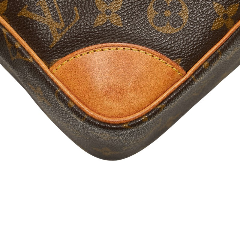 ルイ ヴィトン モノグラム ダヌーブGM 斜め掛け ショルダーバッグ M45262 ブラウン PVC レザー レディース LOUIS VUITTON 【中古】