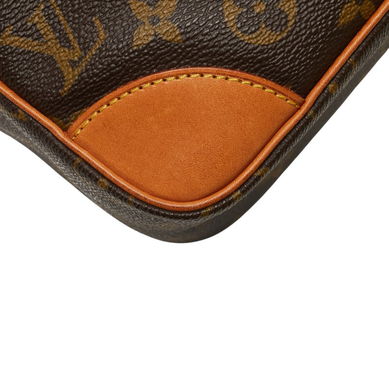 ルイ ヴィトン モノグラム ダヌーブGM 斜め掛け ショルダーバッグ M45262 ブラウン PVC レザー レディース LOUIS VUITTON 【中古】