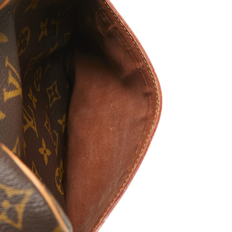 ルイ ヴィトン モノグラム ダヌーブGM 斜め掛け ショルダーバッグ M45262 ブラウン PVC レザー レディース LOUIS VUITTON 【中古】