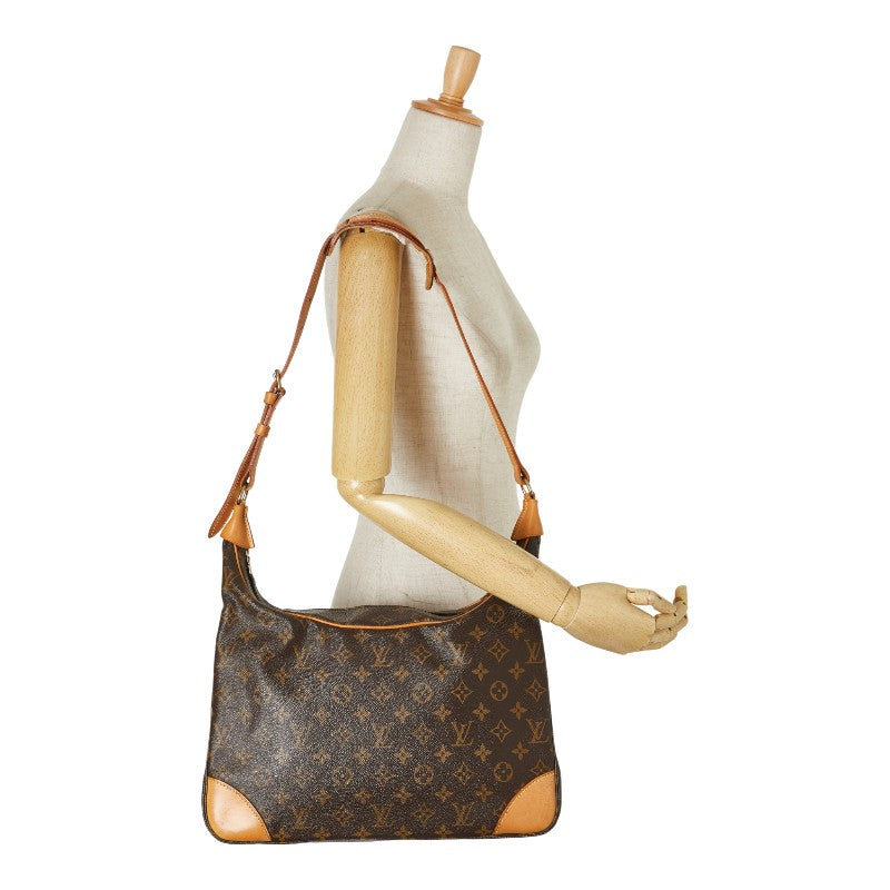 ルイ ヴィトン モノグラム ブローニュ35 ワンショルダーバッグ M51260 ブラウン PVC レザー レディース LOUIS VUITTON 【中古】