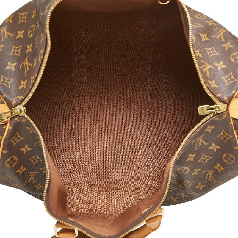 ルイ ヴィトン モノグラム キーポル50 ボストンバッグ M41426 ブラウン PVC レザー レディース LOUIS VUITTON 【中古】