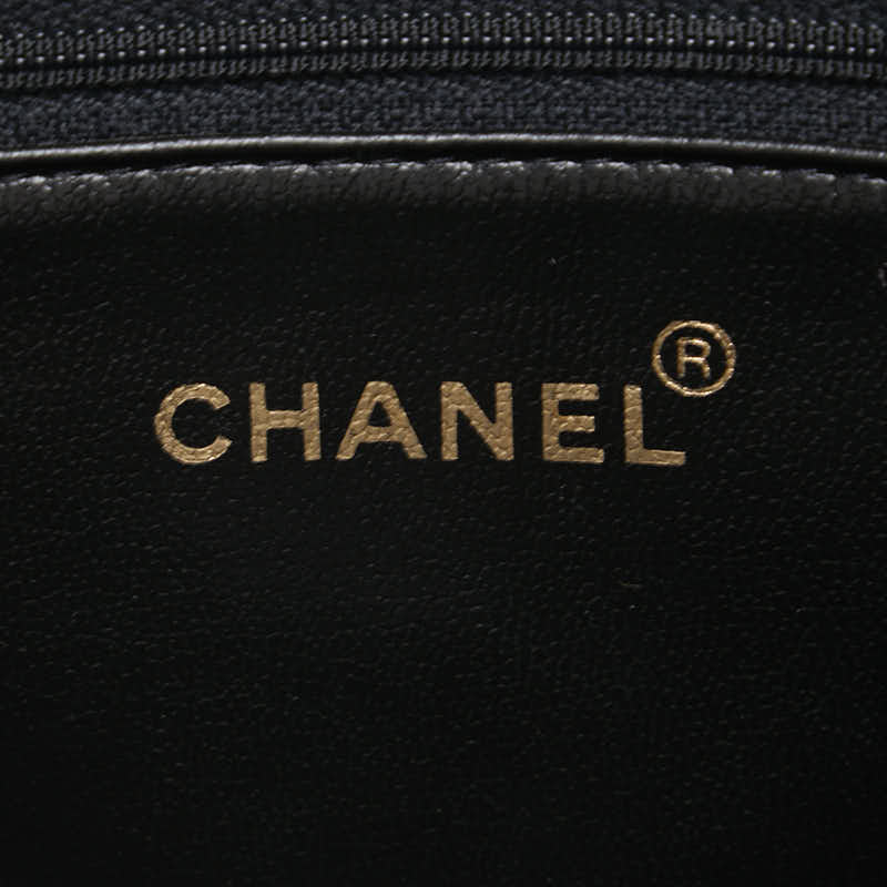 シャネル ココマーク ショルダーバッグ ブラック キャビアスキン レディース CHANEL 【中古】