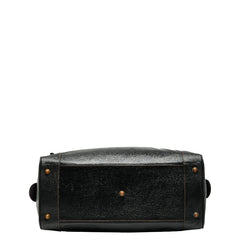 ジバンシー ロゴ ボストンバッグ ブラック レザー レディース Givenchy 【中古】