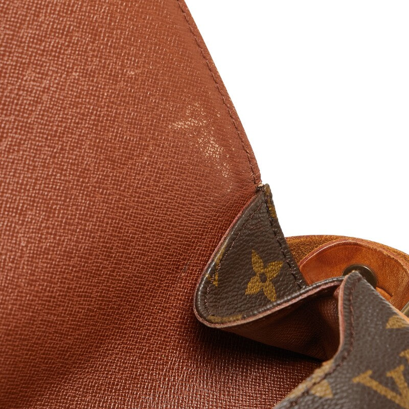 ルイ ヴィトン モノグラム カルトシェールMM 斜め掛け ショルダーバッグ M51253 ブラウン PVC レザー レディース LOUIS VUITTON 【中古】
