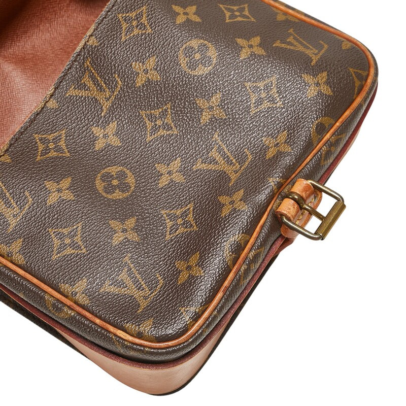 ルイ ヴィトン モノグラム カルトシェールMM 斜め掛け ショルダーバッグ M51253 ブラウン PVC レザー レディース LOUIS VUITTON 【中古】