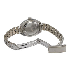 セイコー 腕時計 2205-0420 自動巻き パープル文字盤 ステンレススチール レディース SEIKO 【中古】