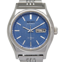 セイコー 腕時計 2406-0060 自動巻き ブルー文字盤 ステンレススチール レディース SEIKO 【中古】