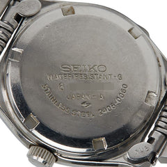 セイコー 腕時計 2406-0060 自動巻き ブルー文字盤 ステンレススチール レディース SEIKO 【中古】