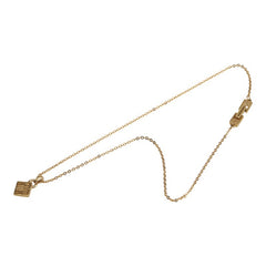 ジバンシー Gロゴ スクエア ネックレス ゴールド メッキ レディース Givenchy 【中古】