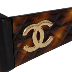 シャネル ココマーク サングラス 01450 ブラウン プラスチック レディース CHANEL 【中古】