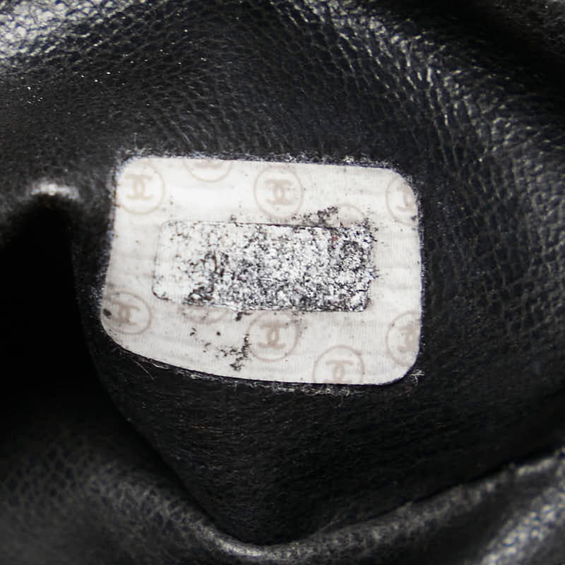 シャネル ココマーク トートバッグ ブラック キャビアスキン レディース CHANEL 【中古】