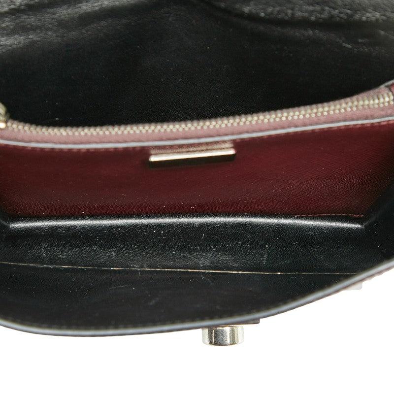 プラダ ハンドバッグ ショルダーバッグ 2WAY ボルドー ワインレッド サフィアーノ レザー レディース PRADA 【中古】