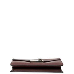 プラダ ハンドバッグ ショルダーバッグ 2WAY ボルドー ワインレッド サフィアーノ レザー レディース PRADA 【中古】