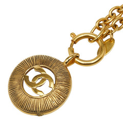 シャネル ココマーク ネックレス ゴールド メッキ レディース CHANEL 【中古】