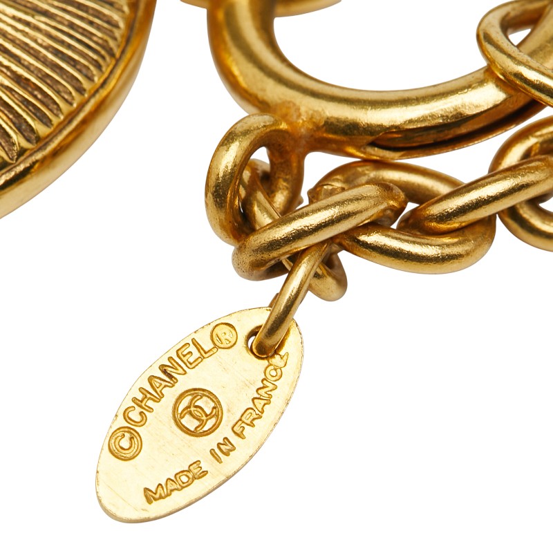 シャネル ココマーク ネックレス ゴールド メッキ レディース CHANEL 【中古】