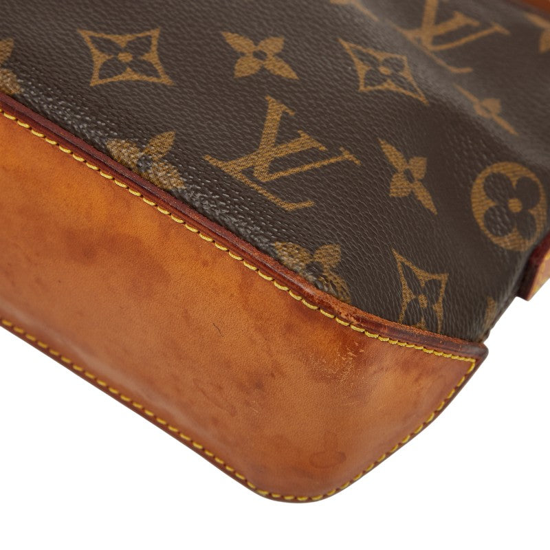 ルイ ヴィトン モノグラム トロター 斜め掛け ショルダーバッグ M51240 ブラウン PVC レザー レディース LOUIS VUITTON 【中古】