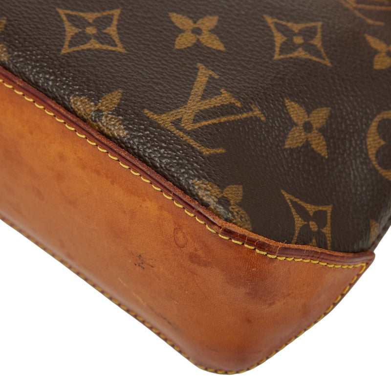 ルイ ヴィトン モノグラム トロター 斜め掛け ショルダーバッグ M51240 ブラウン PVC レザー レディース LOUIS VUITTON 【中古】