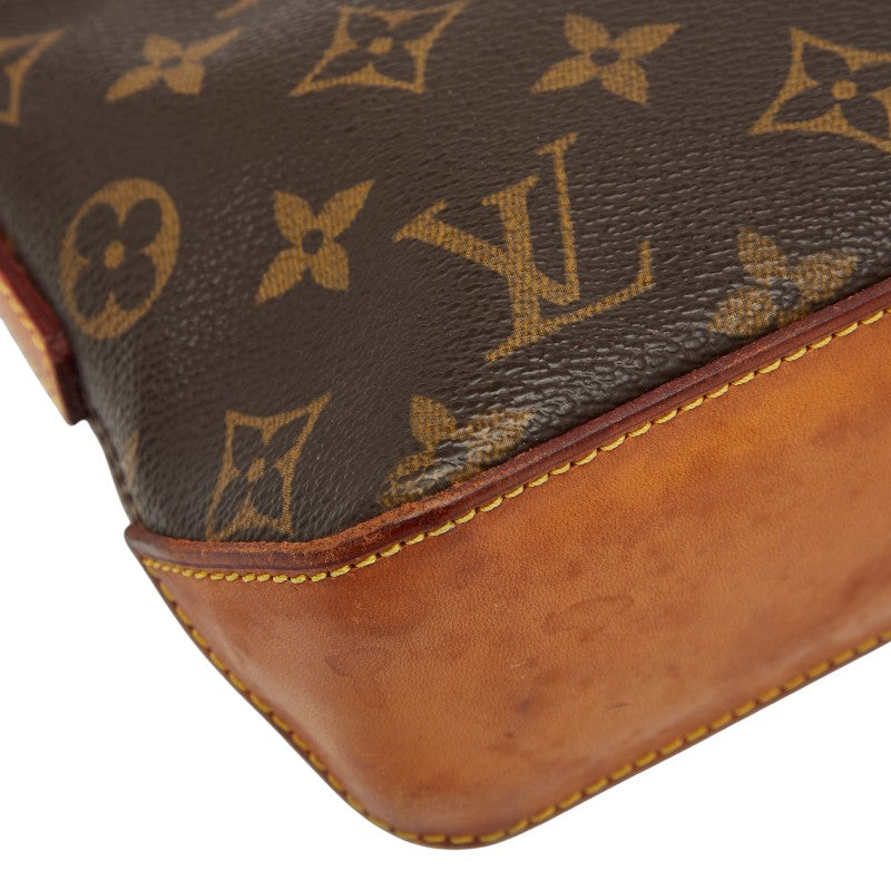 ルイ ヴィトン モノグラム トロター 斜め掛け ショルダーバッグ M51240 ブラウン PVC レザー レディース LOUIS VUITTON 【中古】