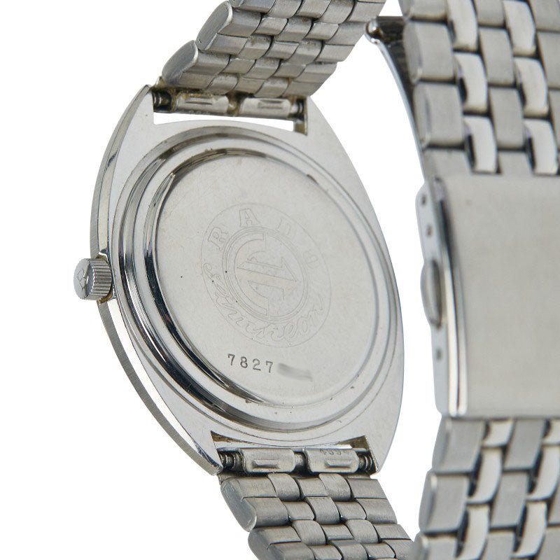 ラドー シンプロン 腕時計 手巻き ホワイト文字盤 ステンレススチール メンズ RADO 【中古】