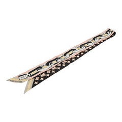 ルイ ヴィトン モノグラム バンドーBB ビジュエルド スカーフ M78854 ピンク ブラック マルチカラー シルク レディース LOUIS VUITTON 【中古】