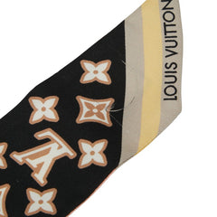 ルイ ヴィトン モノグラム バンドーBB ビジュエルド スカーフ M78854 ピンク ブラック マルチカラー シルク レディース LOUIS VUITTON 【中古】