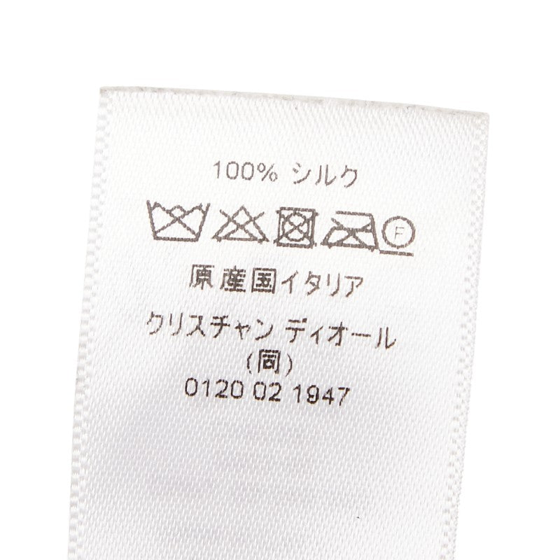 クリスチャンディオール ミッツァ フラワー 花柄 スカーフ ライトピンク マルチカラー シルク レディース Christian Dior 【中古】