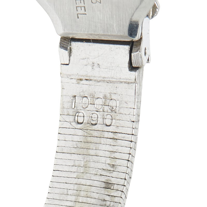 セイコー ラインストーン 腕時計 10-0900 手巻き シルバー文字盤 ステンレススチール レディース SEIKO 【中古】