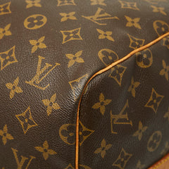 ルイ ヴィトン モノグラム キーポル バンドリエール 55 ボストンバッグ M41414 ブラウン PVC レザー レディース LOUIS VUITTON 【中古】