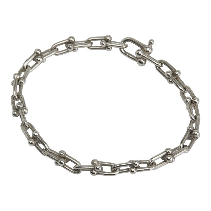 ティファニー ハードウェア スモールリンク ラージサイズ ブレスレット SV925 シルバー レディース TIFFANY&Co. 【中古】