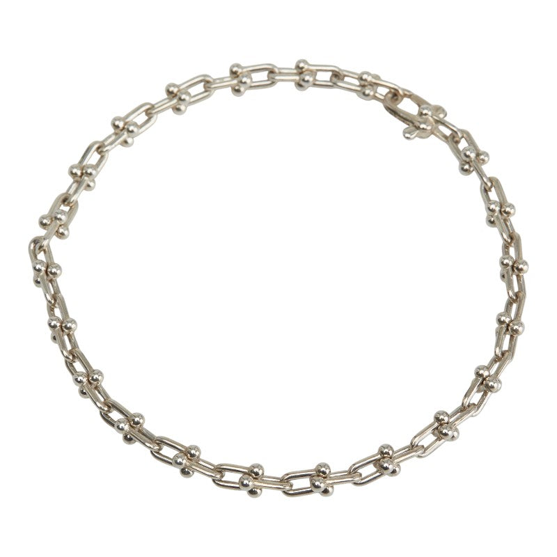 ティファニー ハードウェア マイクロリンク ミディアムサイズ ブレスレット SV925 シルバー レディース TIFFANY&Co. 【中古】