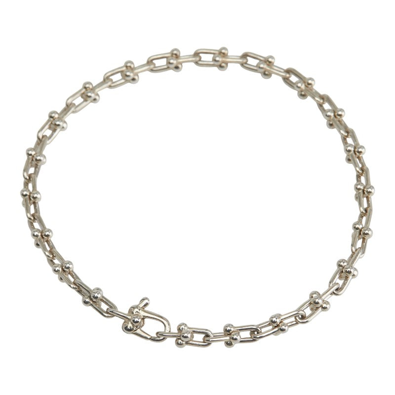ティファニー ハードウェア マイクロリンク ミディアムサイズ ブレスレット SV925 シルバー レディース TIFFANY&Co. 【中古】
