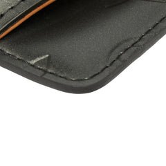 ルイ ヴィトン モノグラム マット クロシェットGM キーケース M65130 ブラック レザー レディース LOUIS VUITTON 【中古】