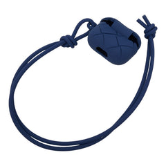 ボッテガヴェネタ イントレチャート AirPods Pro ケース イヤホンケース ネイビー ラバー レディース BOTTEGAVENETA 【中古】