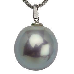 ディオール パール ロングネックレス シルバー メタル フェイクパール レディース Dior 【中古】