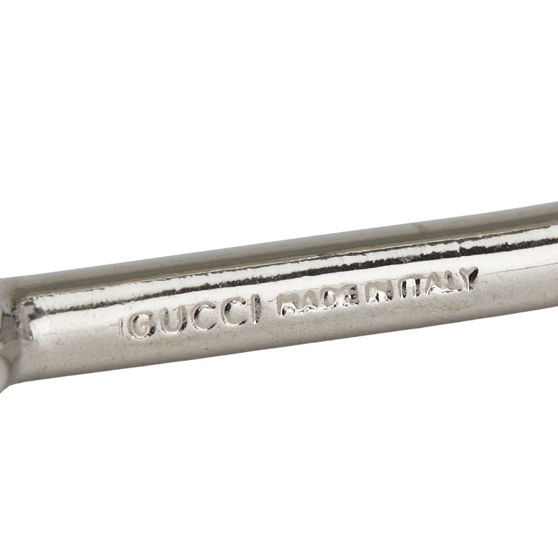 グッチ インフィニティ チャーム キーリング キーホルダー シルバー ゴールド メタル メッキ レディース GUCCI 【中古】