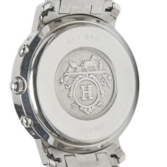 エルメス クリッパー 腕時計 CL1.910 クオーツ ネイビー文字盤 ステンレススチール メンズ HERMES 【中古】