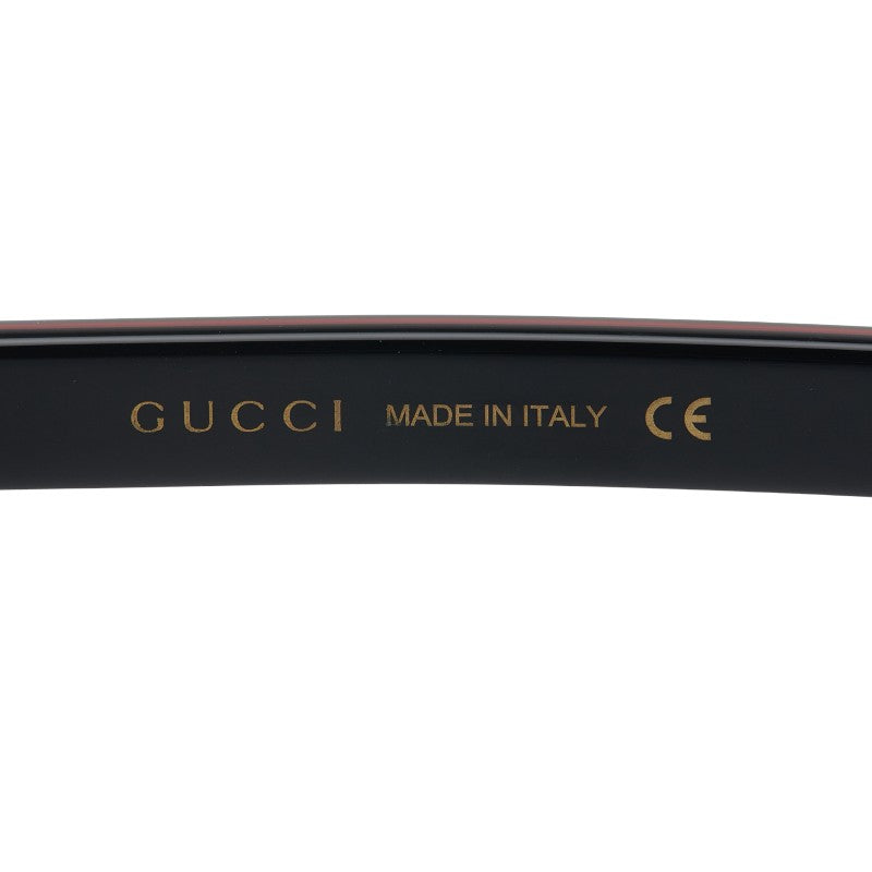 グッチ シェリーライン サングラス ウェリントン GG271SA ブラック マルチカラー プラスチック レディース GUCCI 【中古】