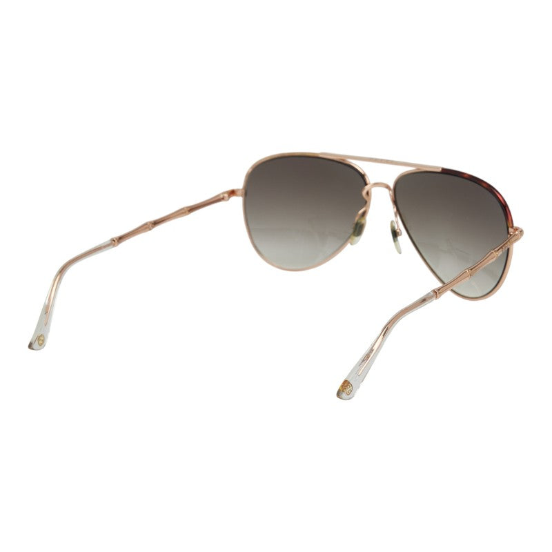 グッチ バンブー サングラス ティアドロップ グラデーションレンズ ゴールド プラスチック レディース GUCCI 【中古】