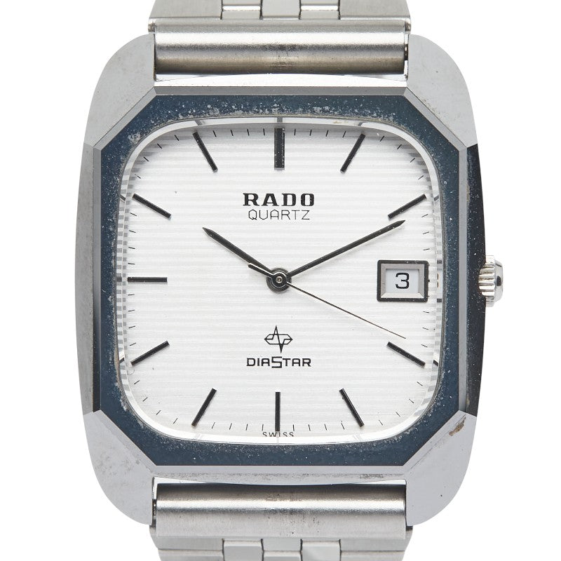 ラドー ダイヤスター 腕時計 732.9616.3 クオーツ シルバー文字盤 ステンレススチール メンズ RADO 【中古】