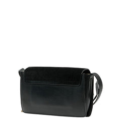 クロエ フェイ ショルダーバッグ ブラック レザー スウェード レディース Chloe 【中古】