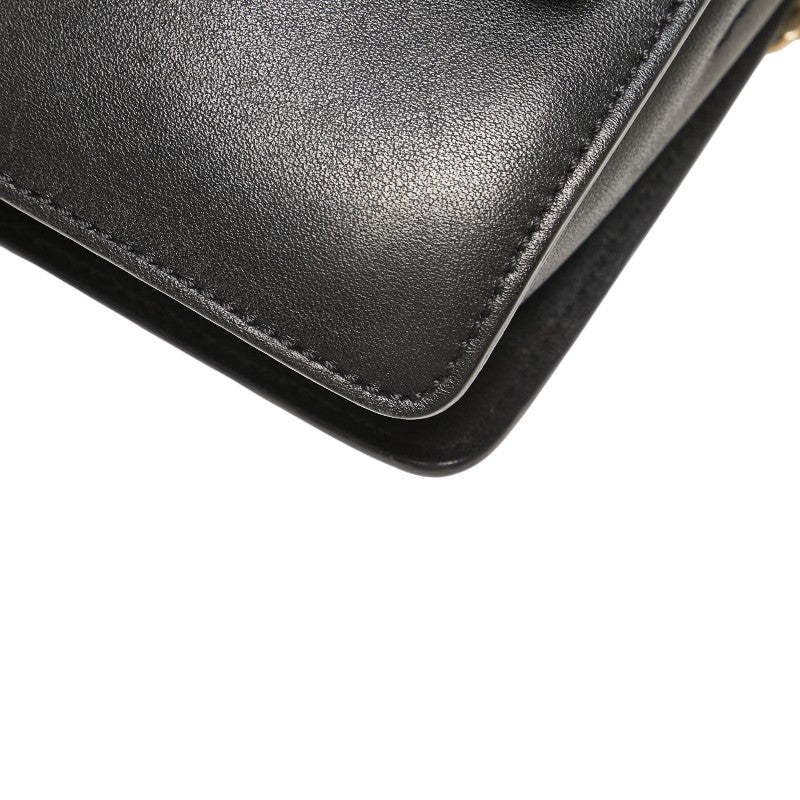 クロエ フェイ ショルダーバッグ ブラック レザー スウェード レディース Chloe 【中古】