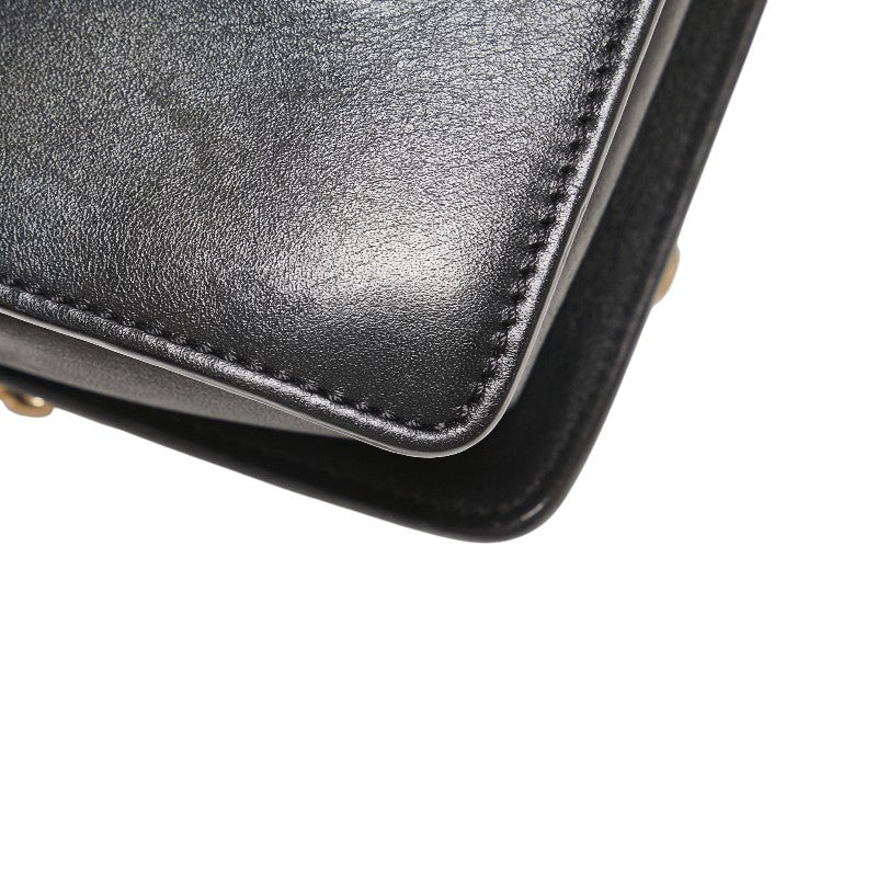 クロエ フェイ ショルダーバッグ ブラック レザー スウェード レディース Chloe 【中古】