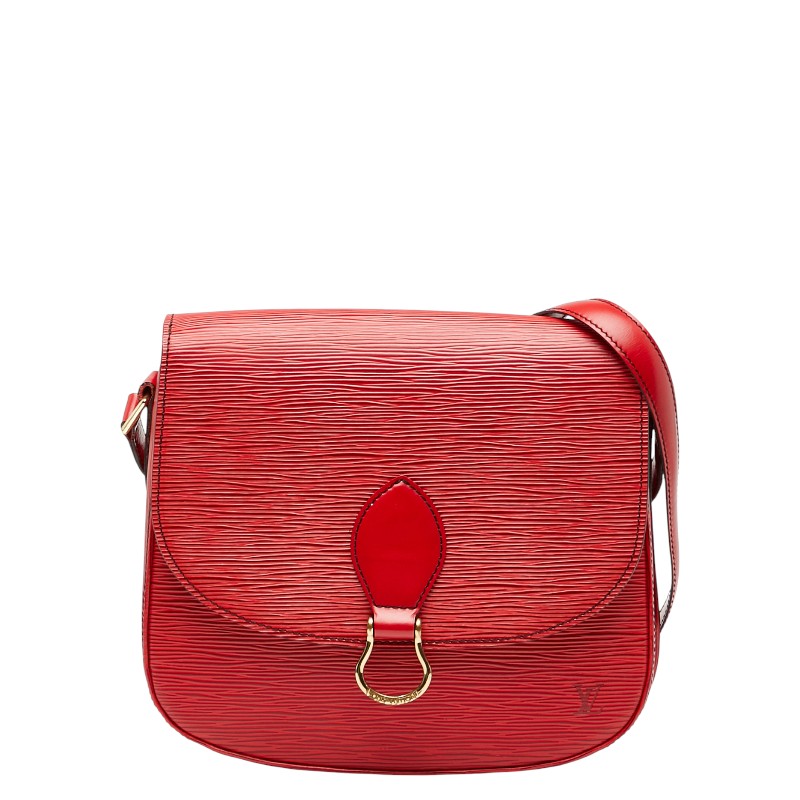 ルイ ヴィトン エピ サンクルー ショルダーバッグ M52197 カスティリアンレッド レザー レディース LOUIS VUITTON 【中古】
